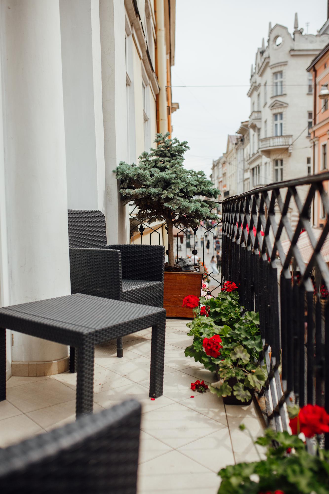 Apartment with a balcony